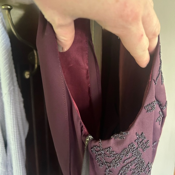 NWT Y2K ARIANNA RACHEL KAYE Beaded Gown Whimsigoth Romantic Goth Formal Dress 12 - Picture 7 of 13